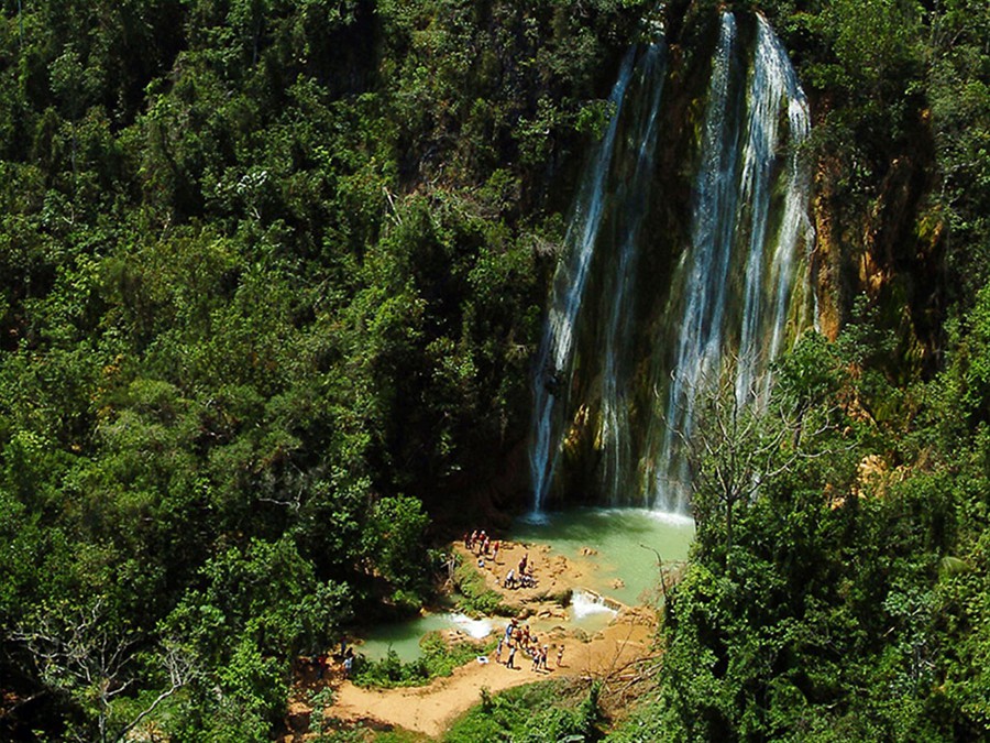 Tallest Waterfall in Samana (145 foot - 40 meters high)
