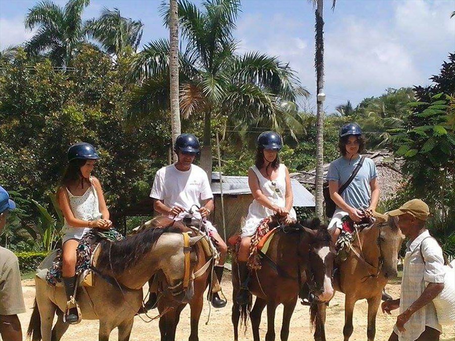 Horseback Riding to the Samana Waterfall takes about 15 minutes